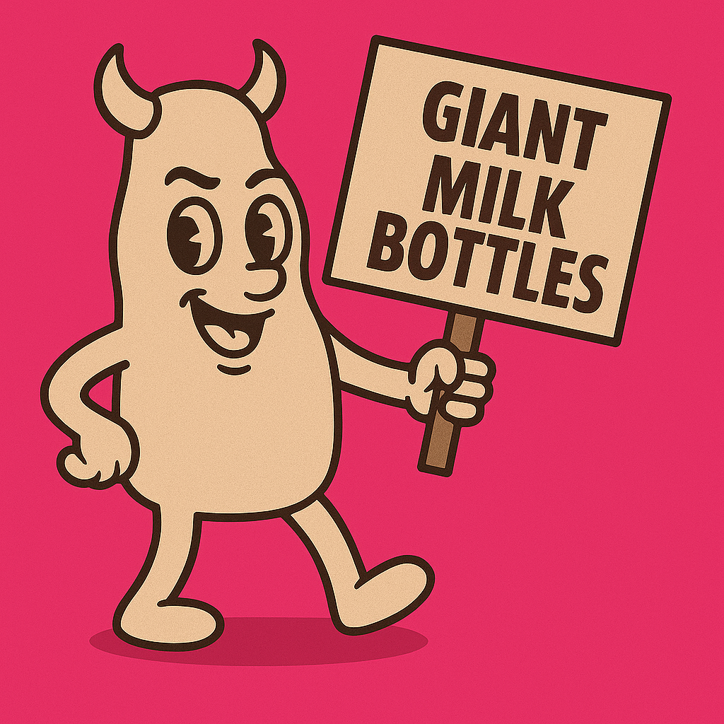 Giant Milk Bottles