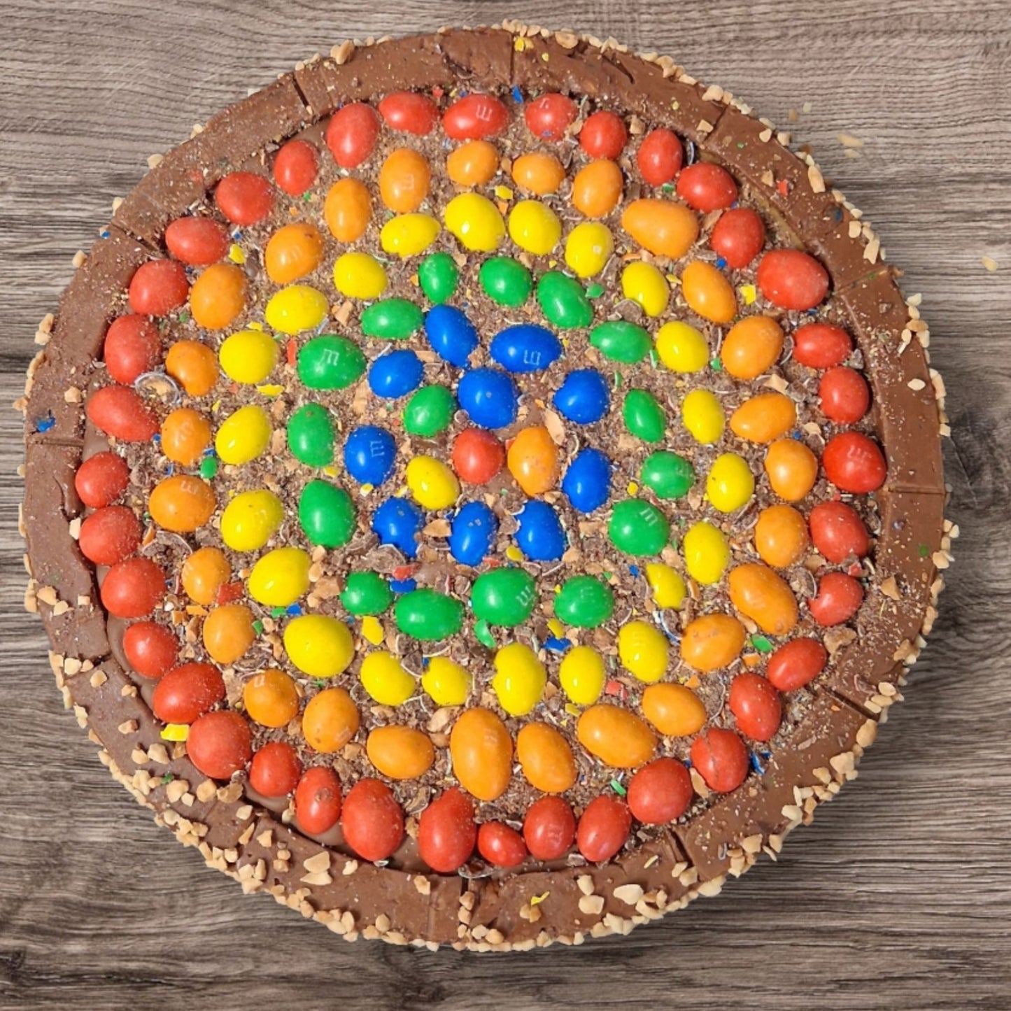 Peanut M & M Pizza Slice