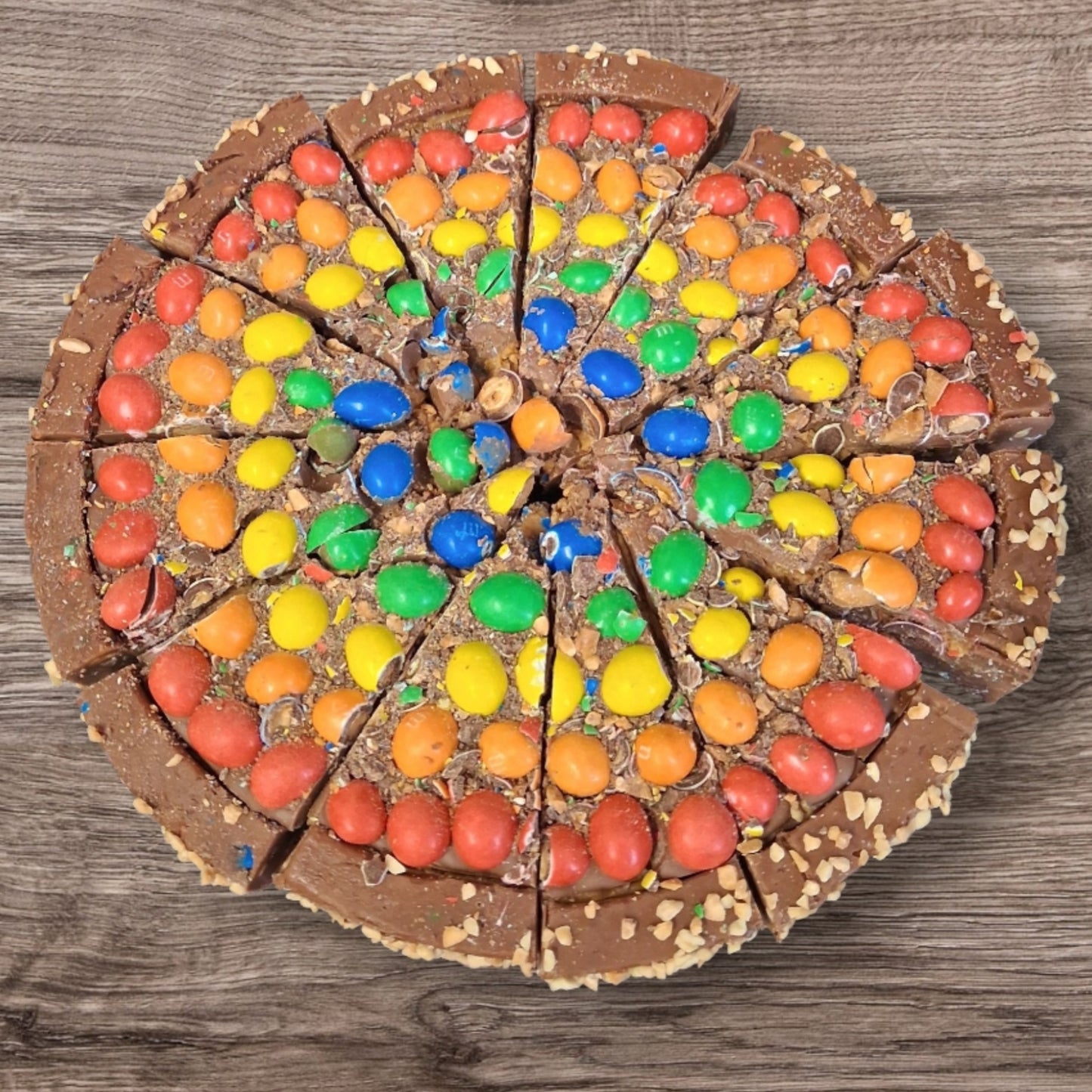 Peanut M & M Pizza Slice