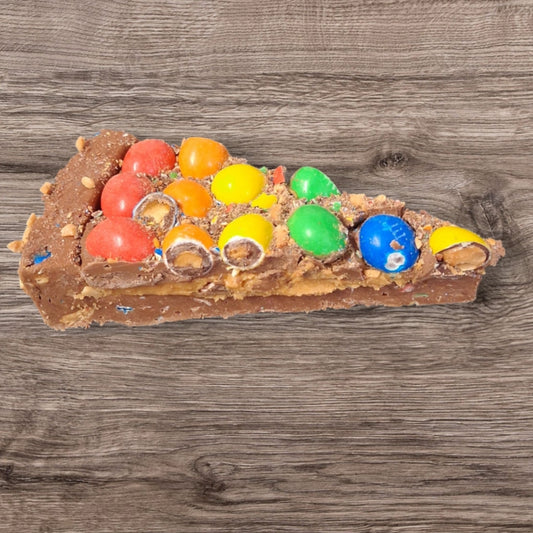 Peanut M & M Pizza Slice