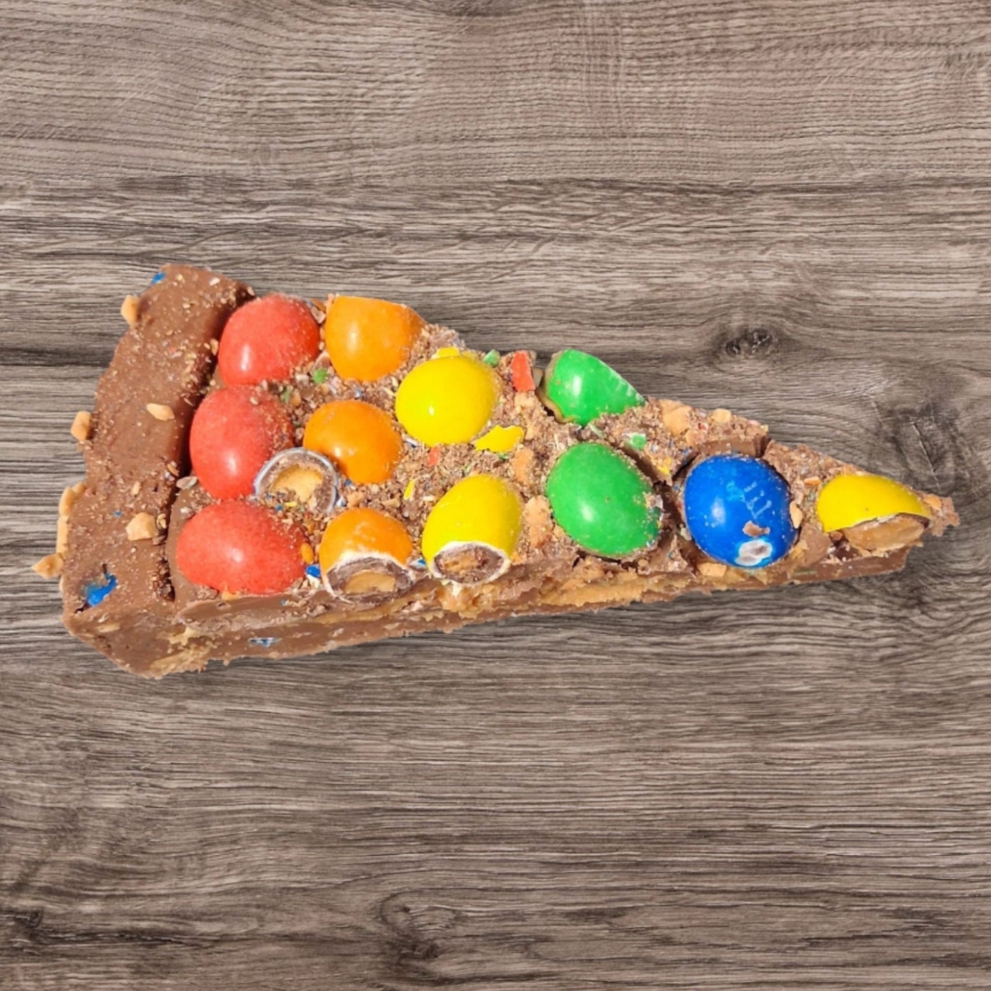 Peanut M & M Pizza Slice
