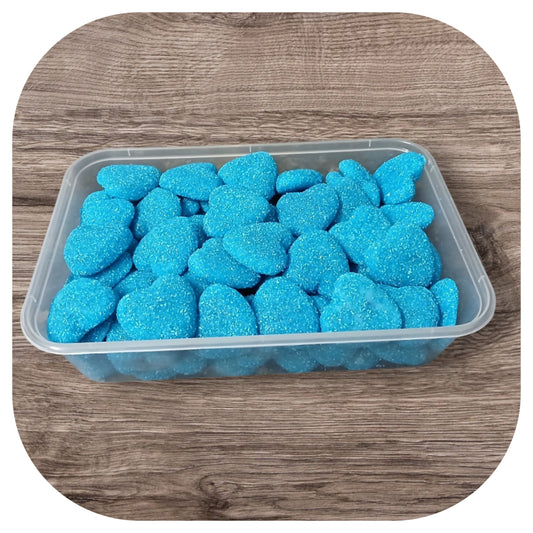 Jelly Filled Blue Hearts